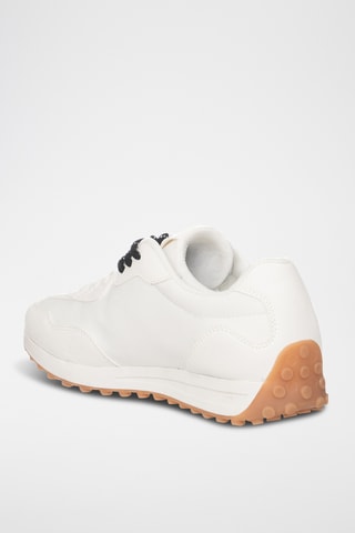 Zapatillas de piel - Blanco