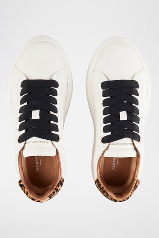 Zapatillas de piel con plataforma Soho - Blanco