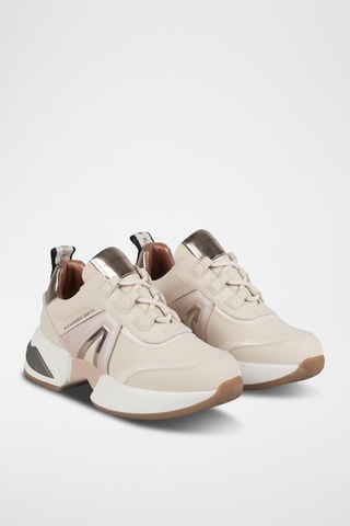 Zapatillas de piel - Beige