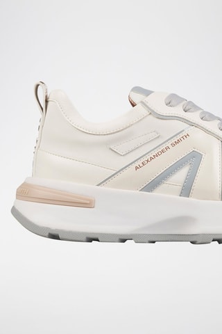 Zapatillas con plataforma - Blanco y gris