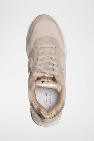 Zapatillas de piel - Beige