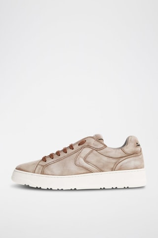 Zapatillas de piel napa Layton - Marrón