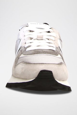 Zapatillas de piel bovina nobuk Qwark - Beige