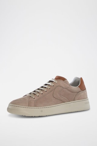 Zapatillas de piel Layton - Marrón y gris