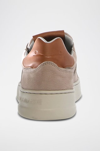 Zapatillas de piel Layton - Marrón y gris