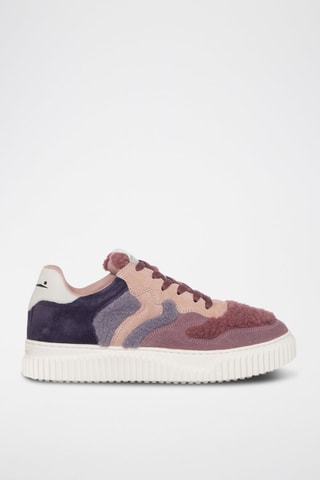 Zapatillas de piel - Violeta