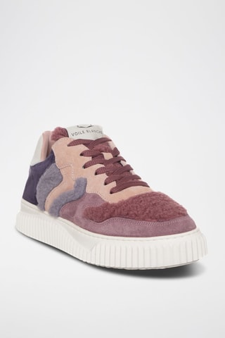 Zapatillas de piel - Violeta
