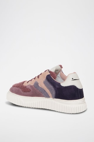 Zapatillas de piel - Violeta