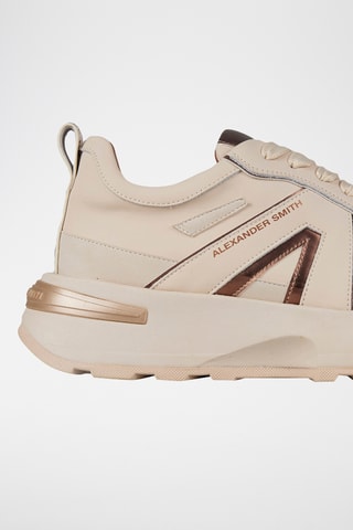 Zapatillas de piel - Beige