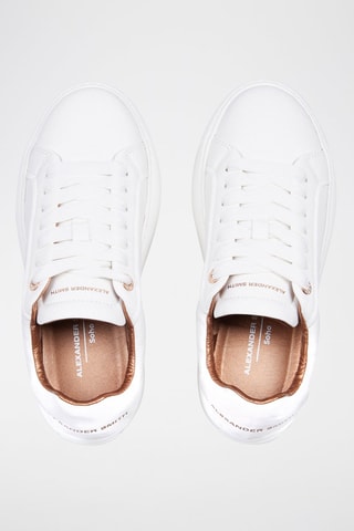 Zapatillas de piel - Blanco