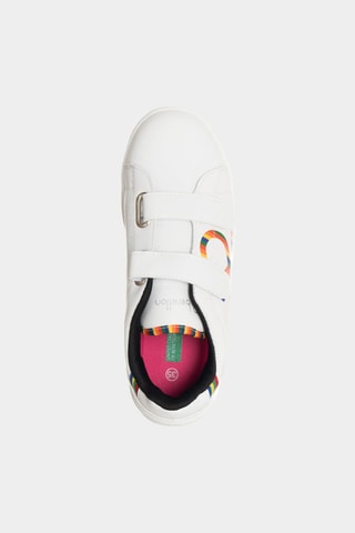 Zapatillas - Benetton - Blanco y azul