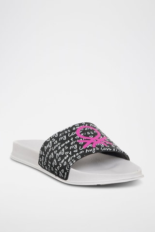 Chanclas - Benetton - Negro