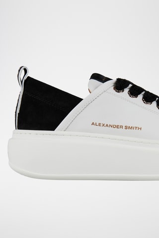 Zapatillas de piel con plataforma Wembley - Blanco