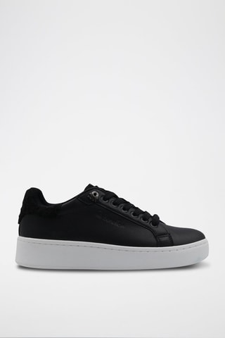 Zapatillas con plataforma - Benetton - Negro