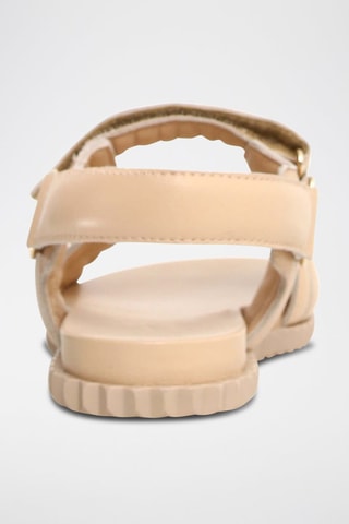 Sandalias de piel - Beige