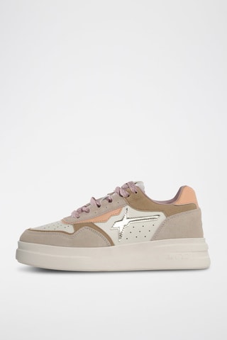 Leren Sneakers - Beige