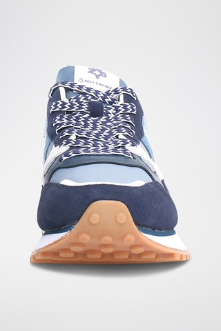 Zapatillas de piel - Azul