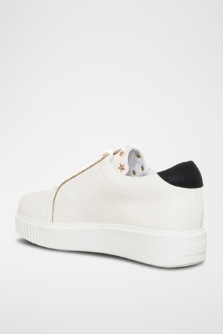 Zapatillas con plataforma - Blanco