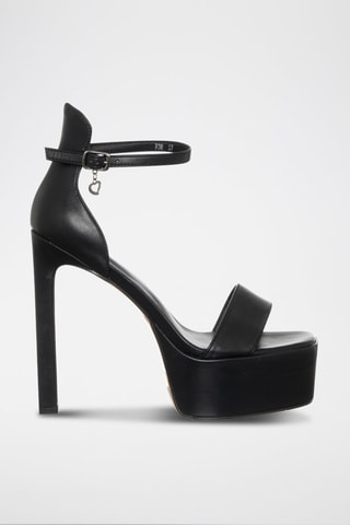 Sandalias de tacón - Negro