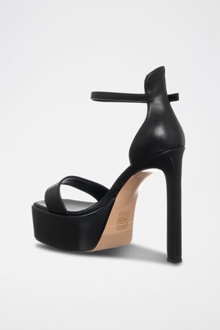 Sandalias de tacón - Negro