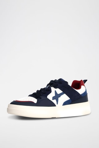 Zapatillas de piel - Azul