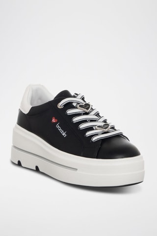 Zapatillas con plataforma - Negro