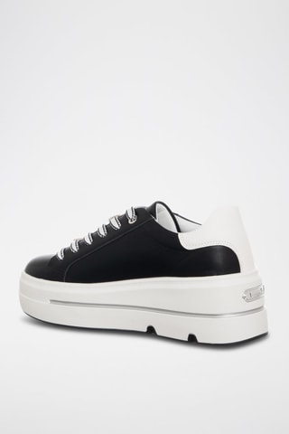 Zapatillas con plataforma - Negro