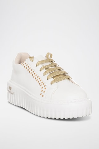 Zapatillas con plataforma - Blanco