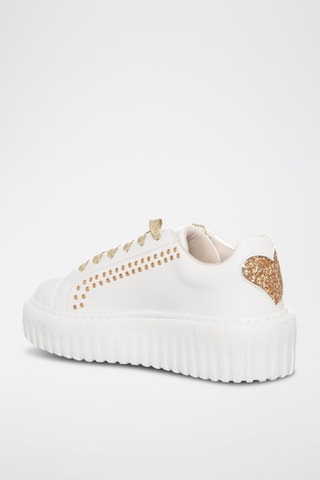 Zapatillas con plataforma - Blanco