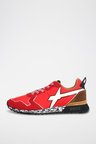 Zapatillas de nobuk - Rojo