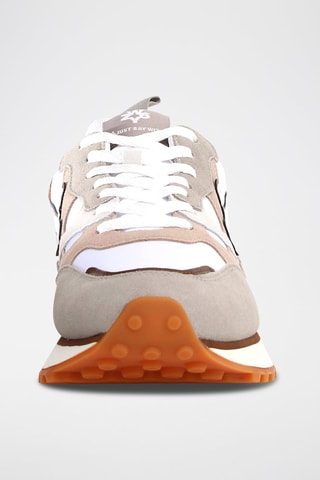 Zapatillas de nobuk - Marrón y gris