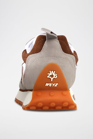 Zapatillas de nobuk - Marrón y gris