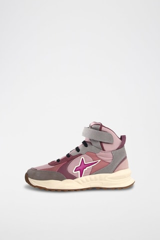 Zapatillas altas de nobuk - Gris