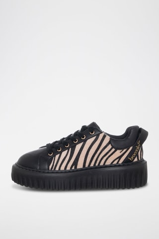 Zapatillas con plataforma - Negro