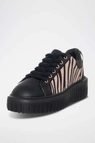 Zapatillas con plataforma - Negro