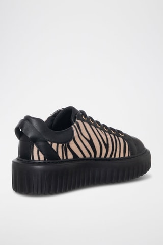 Zapatillas con plataforma - Negro
