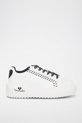 Zapatillas con plataforma - Blanco