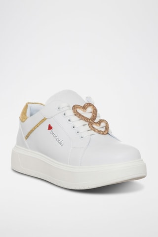 Zapatillas con plataforma - Blanco