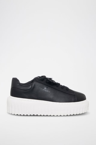 Zapatillas con plataforma - Negro
