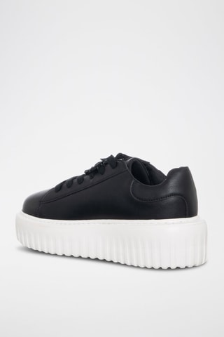 Zapatillas con plataforma - Negro