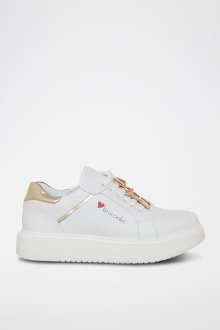 Zapatillas con plataforma - Blanco