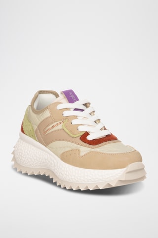 Wedge Sneakers - Beige