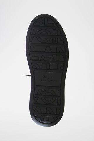 Hoge Leren Sneakers - Zwart