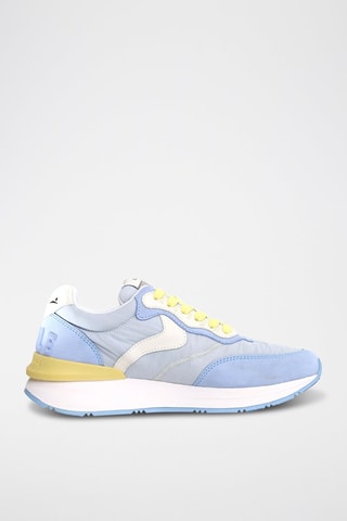 Zapatillas de piel - Azul