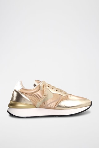Zapatillas de piel - Dorado