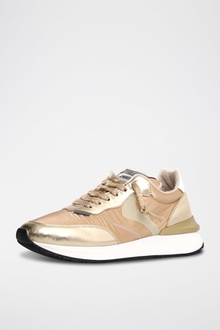 Zapatillas de piel - Dorado