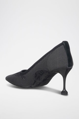 Zapatos de tacón - Negro y gris