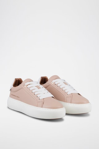 Zapatillas de piel - Rosa