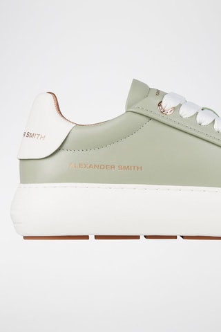 Zapatillas de piel con plataforma Soho - Verde