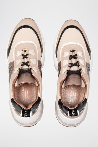 Zapatillas Marble - Blanco y beige